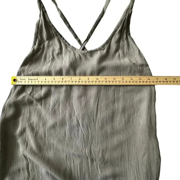 Tonlé taupe dress women's xs summer dress - Picture 8 of 10